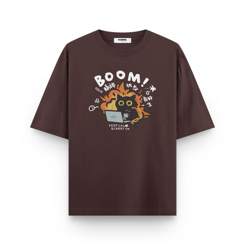 Boom! Keep Calm Oversized T-Shirt – Kaihama Studios