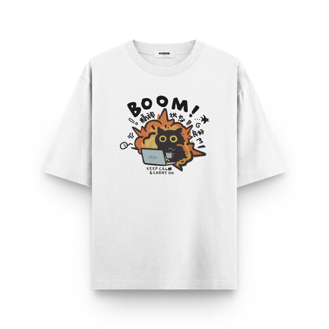 Boom! Keep Calm Oversized T-Shirt – Kaihama Studios