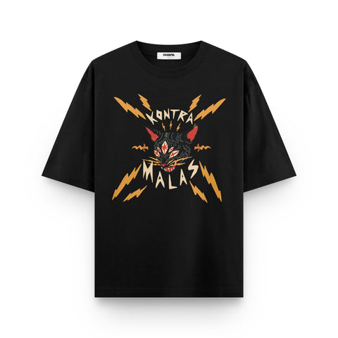 Contra Malas – Evil Slayer Oversized Graphic T-Shirt