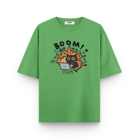 Boom! Keep Calm Oversized T-Shirt – Kaihama Studios