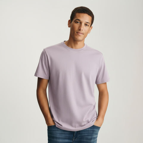 Classic Regular Fit Combed Cotton Tshirt - Kaihama