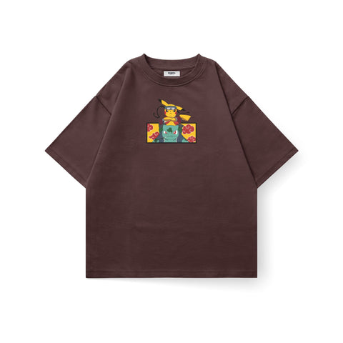 Naruto Pokémon Oversized T-Shirt