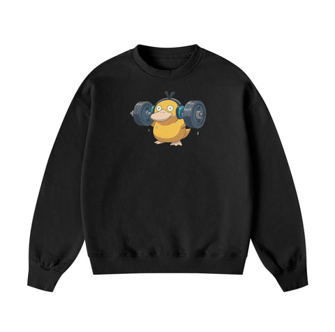 Psyduck Gym Graphic Regular Fit Sweatshirt