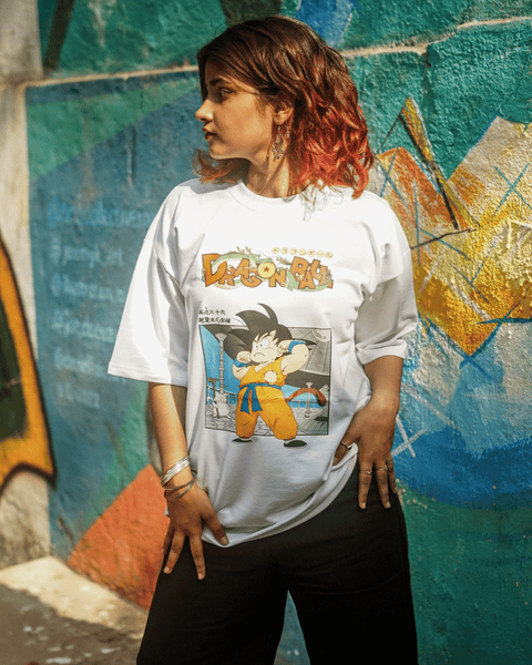 Goku from Dragonball Anime Oversized Tshirt - Kaihama