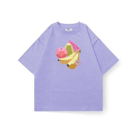 Fruits Pixel Oversized T-Shirt