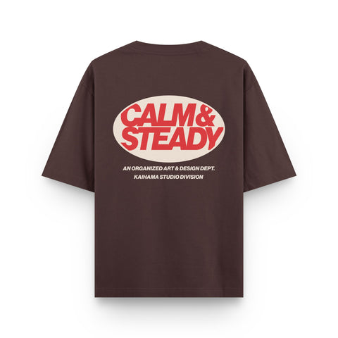 Calm & Steady Oversized T-Shirt – Kaihama Studio Edition