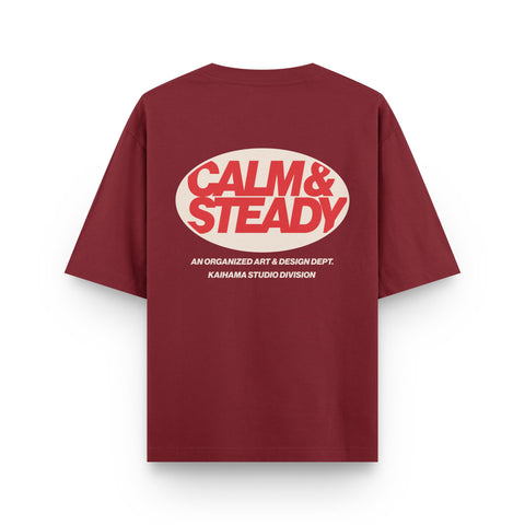 Calm & Steady Oversized T-Shirt – Kaihama Studio Edition