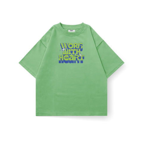 Work With Heart Oversized Tee