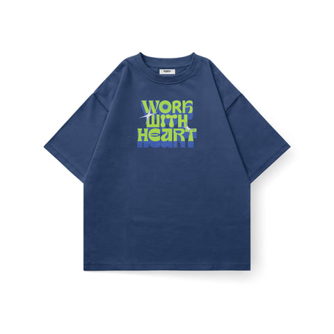 Work With Heart Oversized Tee