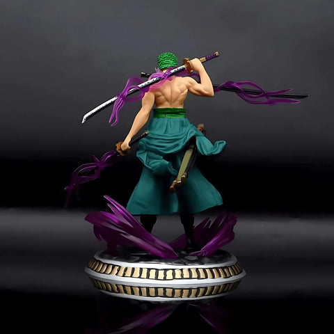 One Piece Roronoa Zoro Figure – Three-Sword Style Anime Collectible Statue