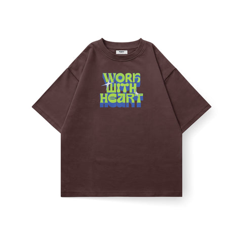 Work With Heart Oversized Tee