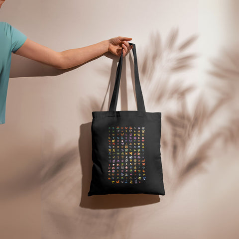 Classic Gen1 Pokémon Canvas Tote Bag (350 GSM | 14x16 inch)