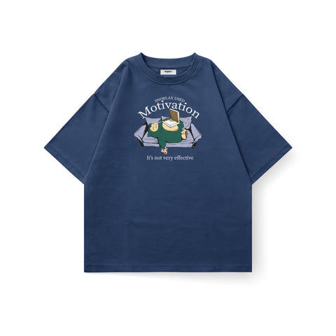 Snorlax Used Motivation Oversized T-Shirt - Kaihama