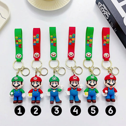 Super Mario Keychains