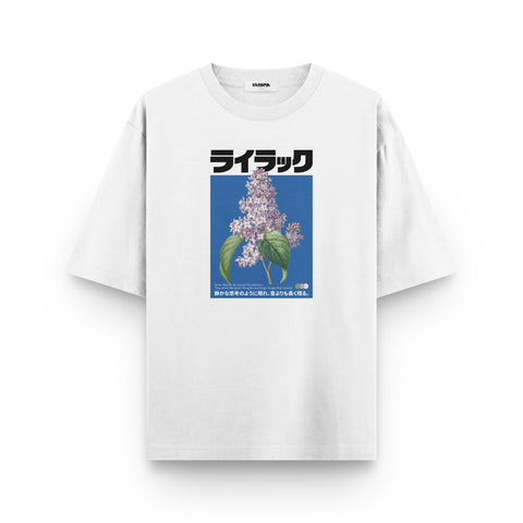 Lilac Bloom Oversized T-Shirt – Kaihama Studios