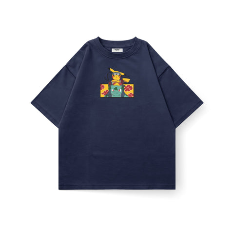 Naruto Pokémon Oversized T-Shirt