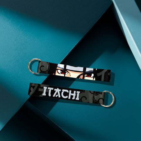 Naruto Satin Keychain – Itachi Uchiha, Sasuke Uchiha Edition