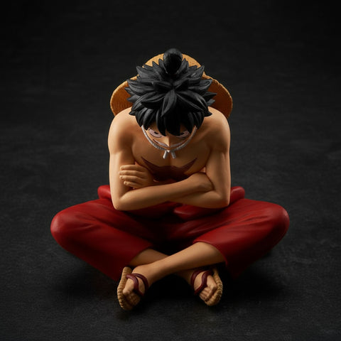 Luffy Wano Sitting Pose Figure