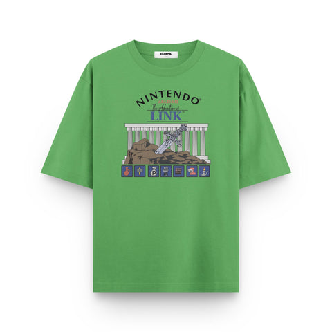 Zelda Inspired – Master Sword Pixel Relic Oversized Tee