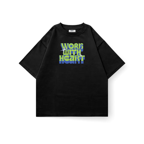 Work With Heart Oversized Tee