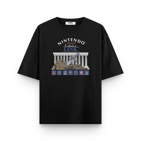 Zelda Inspired – Master Sword Pixel Relic Oversized Tee