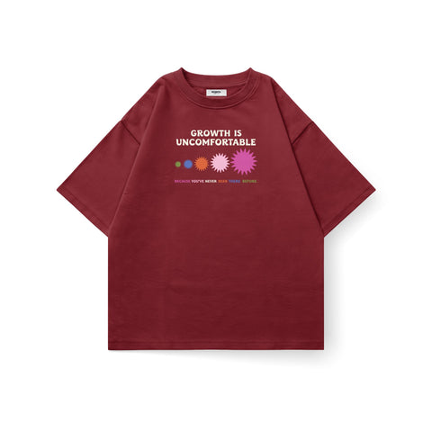 Growth Is Uncomfortable Oversized Tee