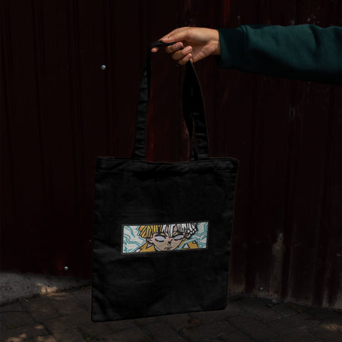Zenitsu Thunder Gaze Tote Bag – 350 GSM | 14x16 inch
