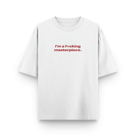 "I'm a F★cking Masterpiece" Oversized Tee by Kaihama - Kaihama