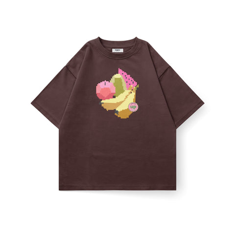 Fruits Pixel Oversized T-Shirt