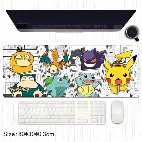 Anime Extended Mouse Pad (One Piece, Pokémon & More)