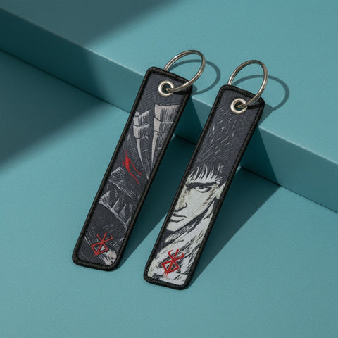 Berserk Guts Keychain Tag