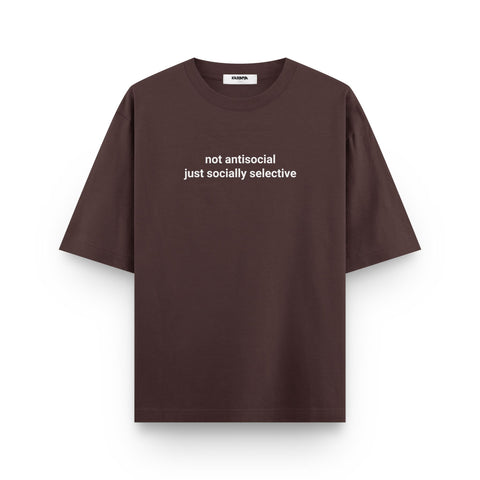 Socially Selective Oversized T-Shirt