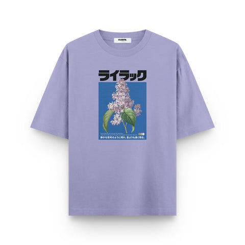 Lilac Bloom Oversized T-Shirt – Kaihama Studios