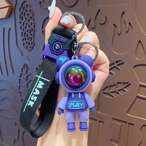Space Bear Astronaut Keychain