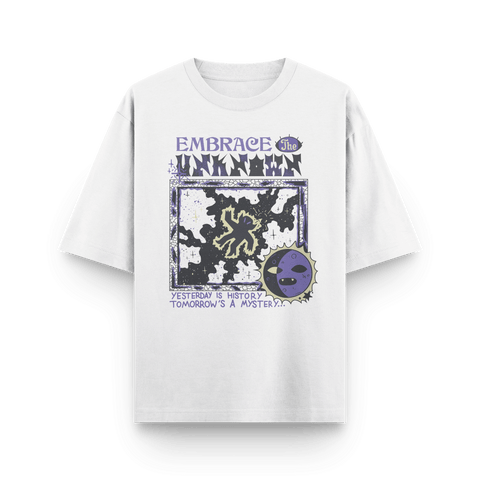 Embrace the Unknown Oversized Tshirt by Kaihama