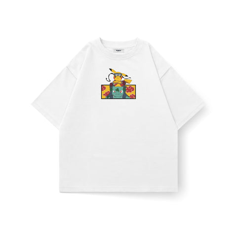 Naruto Pokémon Oversized T-Shirt