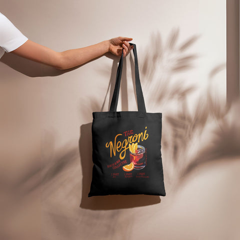 The Negroni Canvas Tote Bag – Kaihama Collective (350 GSM | 14x16 inch)