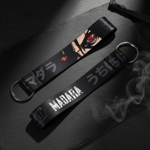 Naruto Satin Keychain Strap – White | Anime Keychain