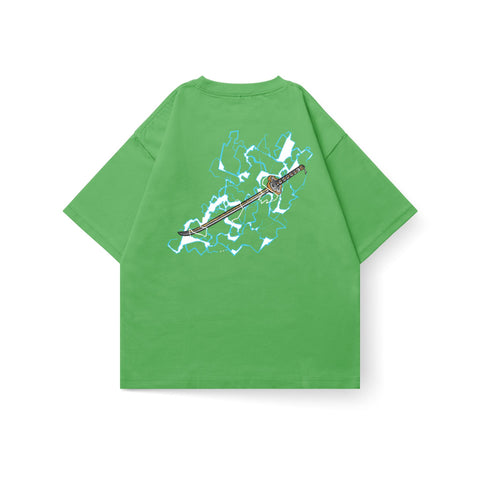Zenitsu Thunder Breathing Oversized T Shirt - Kaihama
