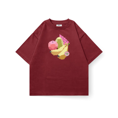 Fruits Pixel Oversized T-Shirt