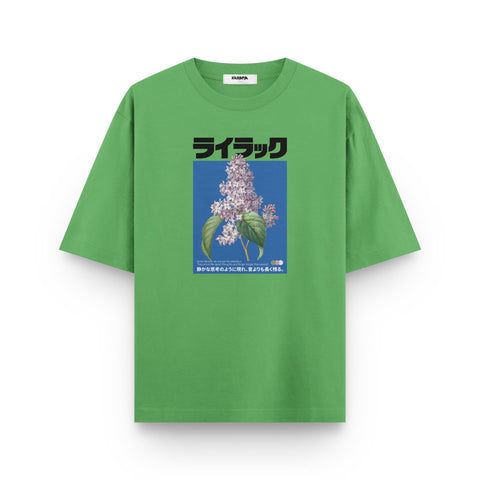 Lilac Bloom Oversized T-Shirt – Kaihama Studios