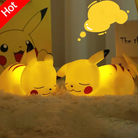 Sleeping Pikachu Night Light – Cute LED Bedside Lamp
