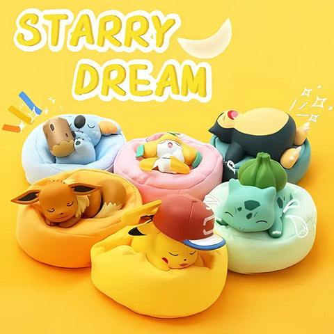 Pokémon Starry Dream Sleeping Figures