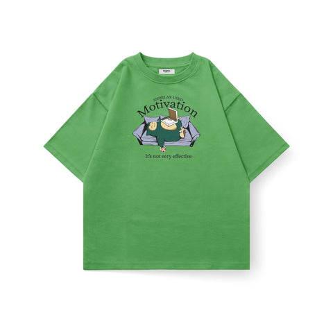 Snorlax Used Motivation Oversized T-Shirt - Kaihama