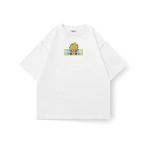 Majin Vegeta Embroidered Oversized Tee
