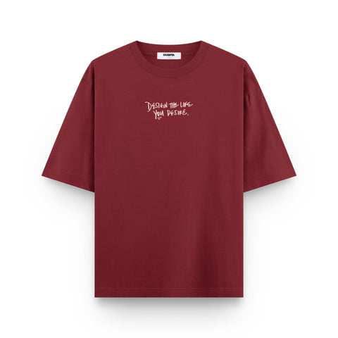 Design The Life You Desire Oversized T Shirt - Kaihama