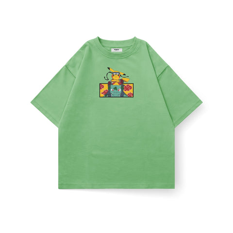 Naruto Pokémon Oversized T-Shirt