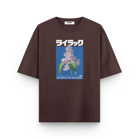 Lilac Bloom Oversized T-Shirt – Kaihama Studios
