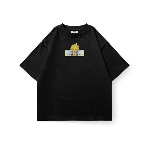 Majin Vegeta Embroidered Oversized Tee