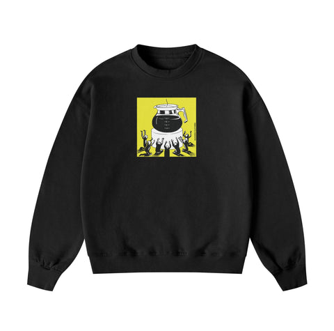 Coffee Cult Graphic Regular Fit Sweatshirt